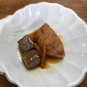 ぶりとこんにゃくの照り煮